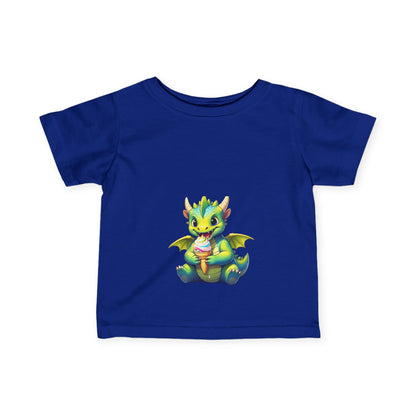 Cute Dragon Infant Tee - Fun, Soft Jersey Shirt for Kids - S-Mart Shop Smart Treasures