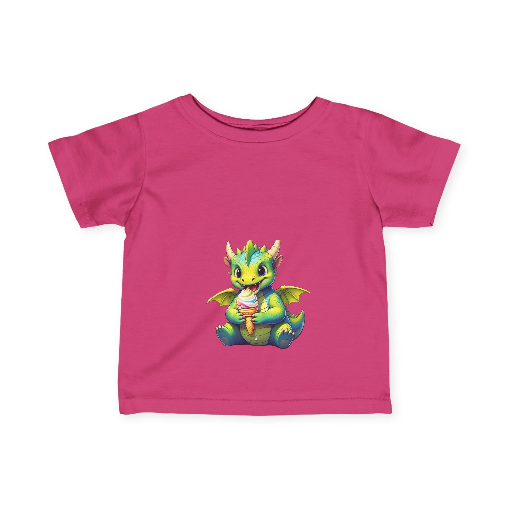 Cute Dragon Infant Tee - Fun, Soft Jersey Shirt for Kids - S-Mart Shop Smart Treasures