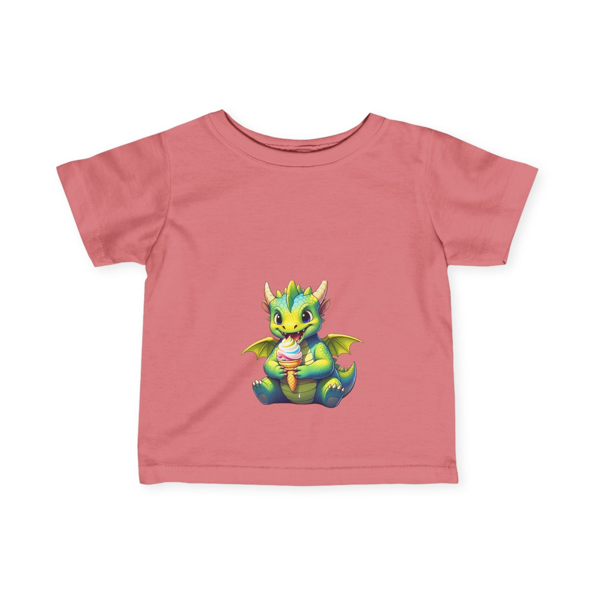Cute Dragon Infant Tee - Fun, Soft Jersey Shirt for Kids - S-Mart Shop Smart Treasures