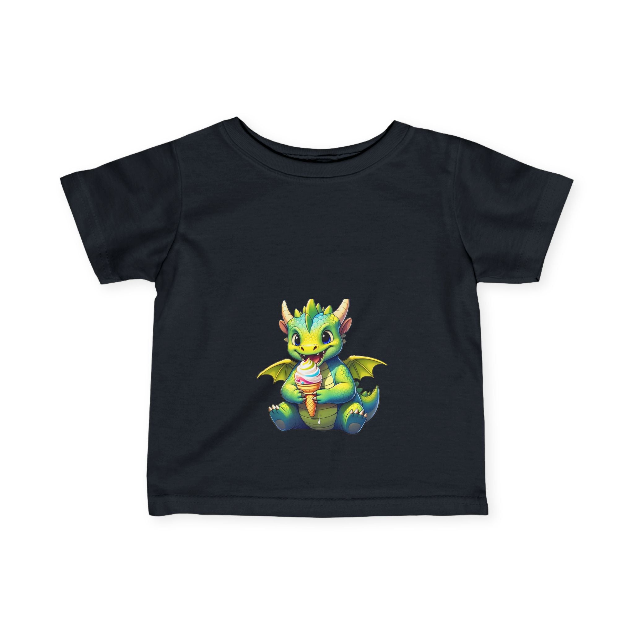 Cute Dragon Infant Tee - Fun, Soft Jersey Shirt for Kids - S-Mart Shop Smart Treasures