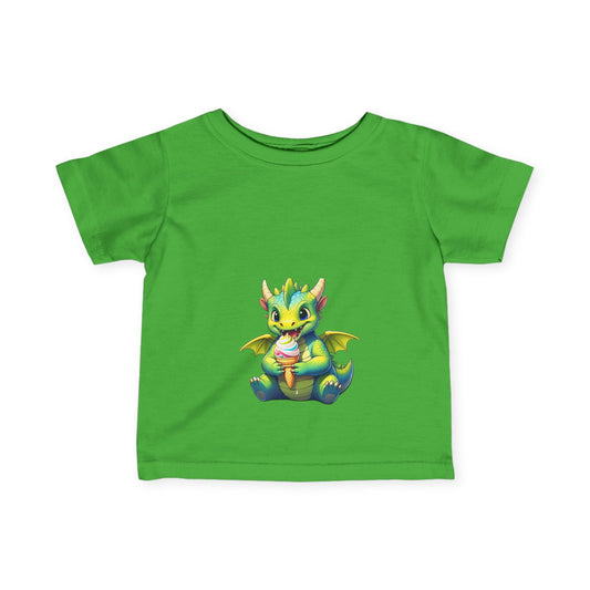 Cute Dragon Infant Tee - Fun, Soft Jersey Shirt for Kids - S-Mart Shop Smart Treasures