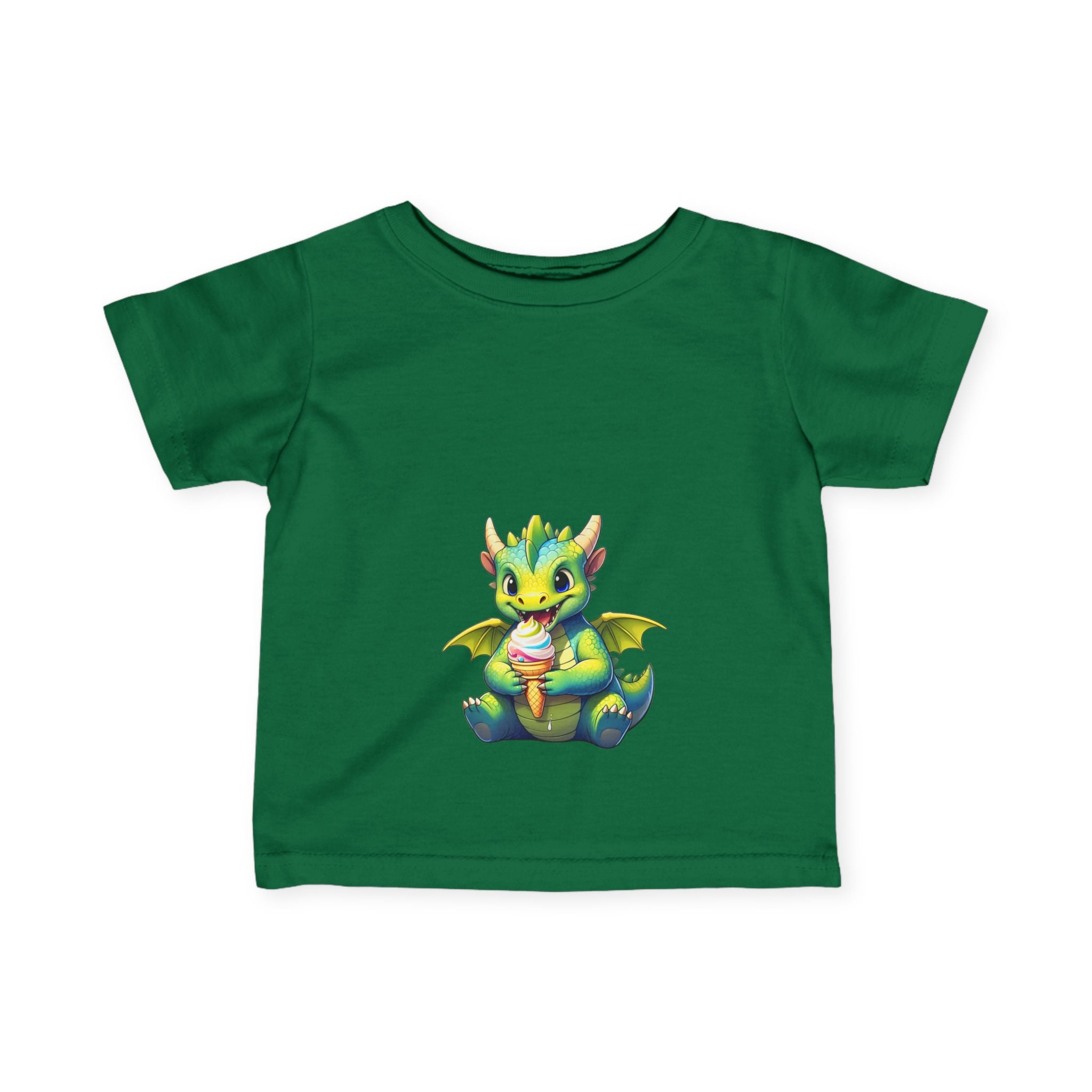 Cute Dragon Infant Tee - Fun, Soft Jersey Shirt for Kids - S-Mart Shop Smart Treasures