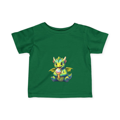 Cute Dragon Infant Tee - Fun, Soft Jersey Shirt for Kids - S-Mart Shop Smart Treasures
