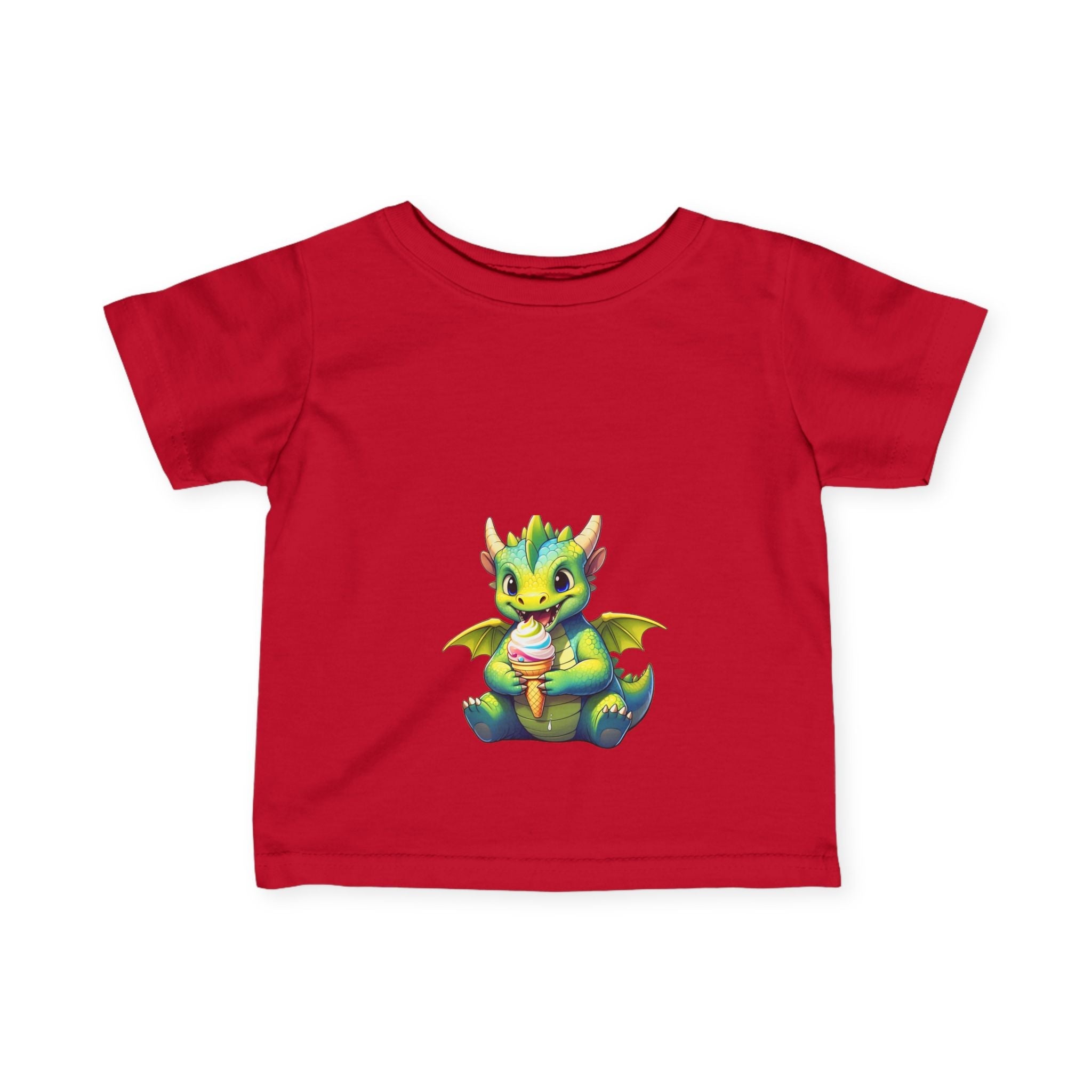Cute Dragon Infant Tee - Fun, Soft Jersey Shirt for Kids - S-Mart Shop Smart Treasures