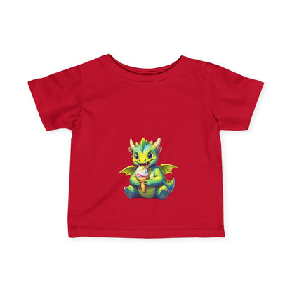 Cute Dragon Infant Tee - Fun, Soft Jersey Shirt for Kids - S-Mart Shop Smart Treasures