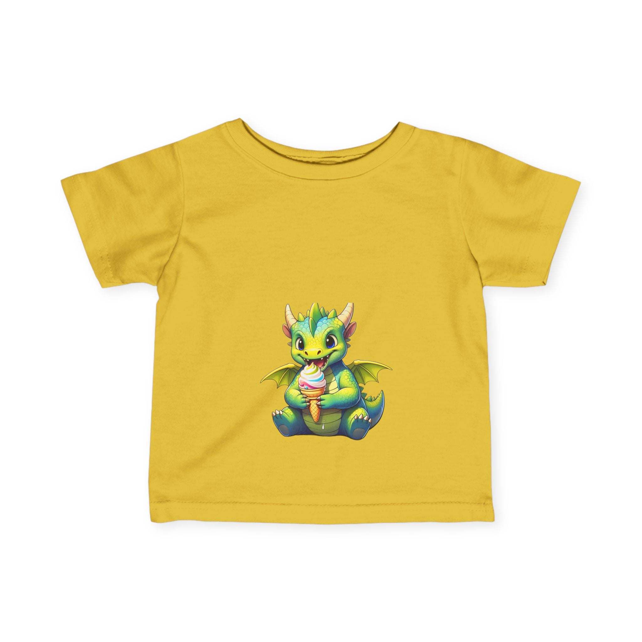 Cute Dragon Infant Tee - Fun, Soft Jersey Shirt for Kids - S-Mart Shop Smart Treasures