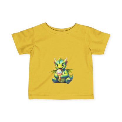 Cute Dragon Infant Tee - Fun, Soft Jersey Shirt for Kids - S-Mart Shop Smart Treasures