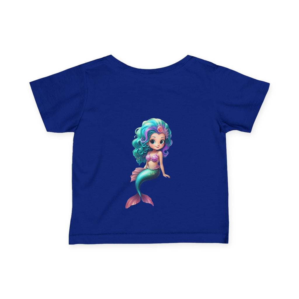 Cute Mermaid Infant Tee - Adorable Baby Shirt with Colorful Design - S-Mart Shop Smart Treasures
