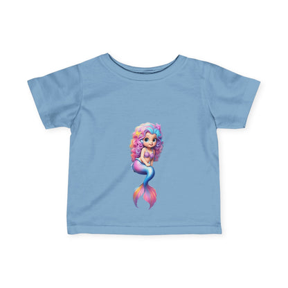 Cute Mermaid Infant Tee - Adorable Baby Shirt with Colorful Design - S-Mart Shop Smart Treasures