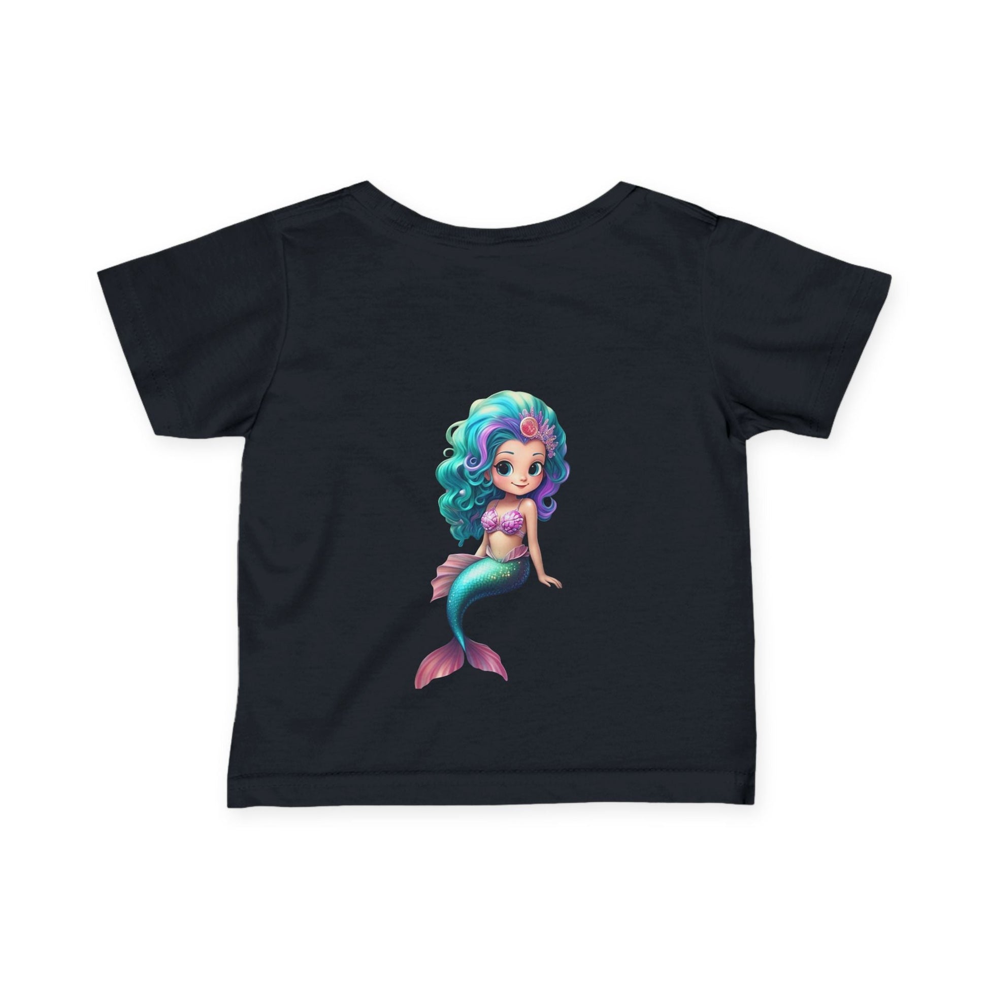 Cute Mermaid Infant Tee - Adorable Baby Shirt with Colorful Design - S-Mart Shop Smart Treasures