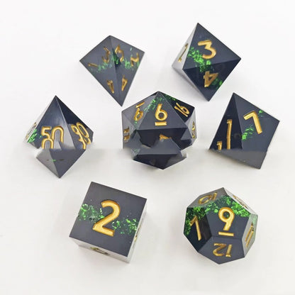 Black Clip Resin COC Running Dice