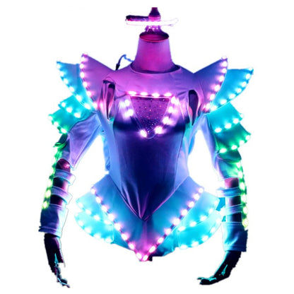 Full-color LED Light-up Skirt Costume One-piece