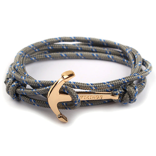 Pirate Nylon Rope Boat Anchor Bracelet