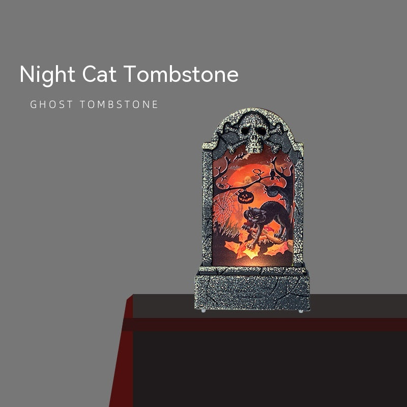 Halloween Tombstone Light Bar Haunted House Secret Room Dress Up Props