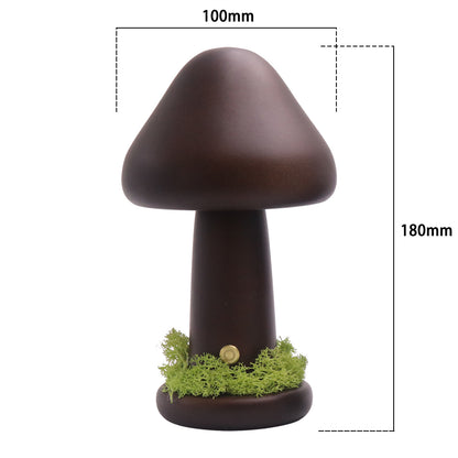 Twist Head Mushroom Small Night Lamp Warm Light Touch  Home Decor