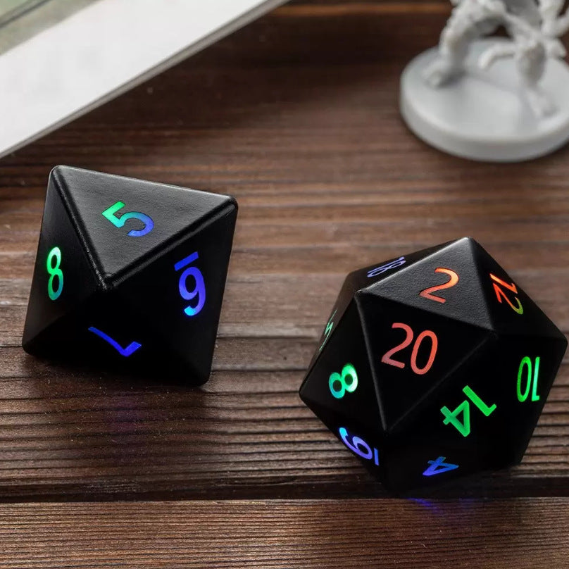 Colorful Multi-faceted Electronic Toy Glowing Dice