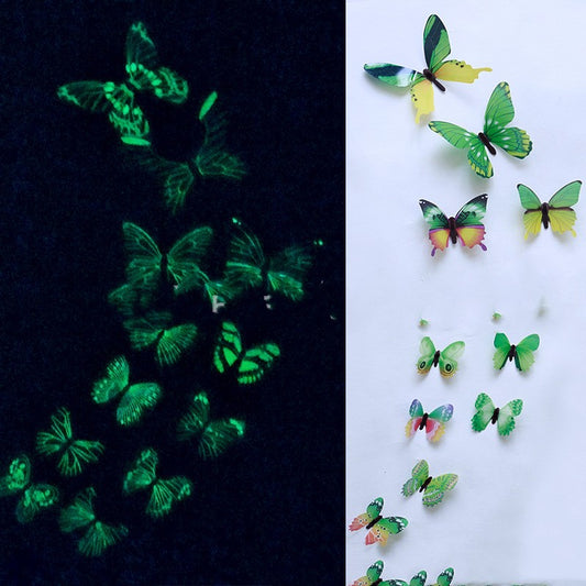 12 Luminous Glow Simulation Butterflies