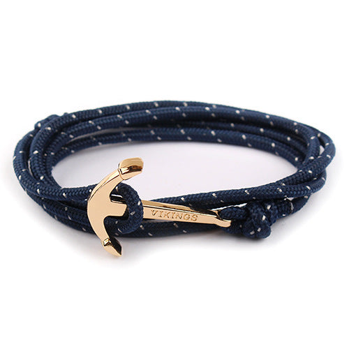 Pirate Nylon Rope Boat Anchor Bracelet