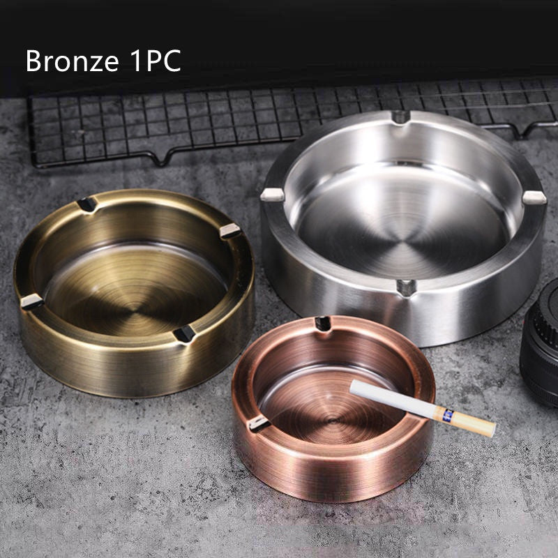 Bronze Ashtray Thickened Anti-fly Ash