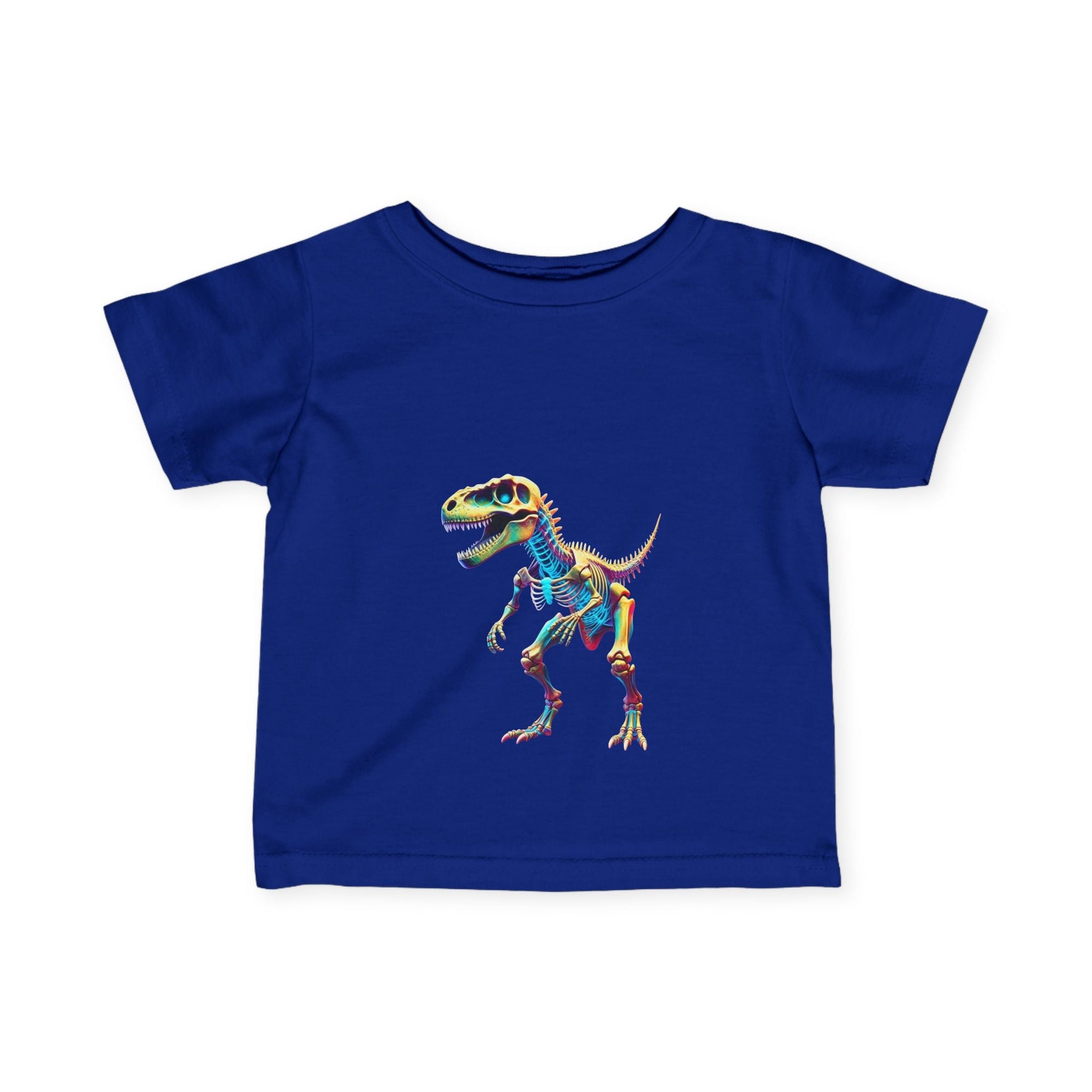 Dino Skeleton Infant T-Shirt - Fun & Playful Kids Apparel - S - Mart Shop Smart Treasures