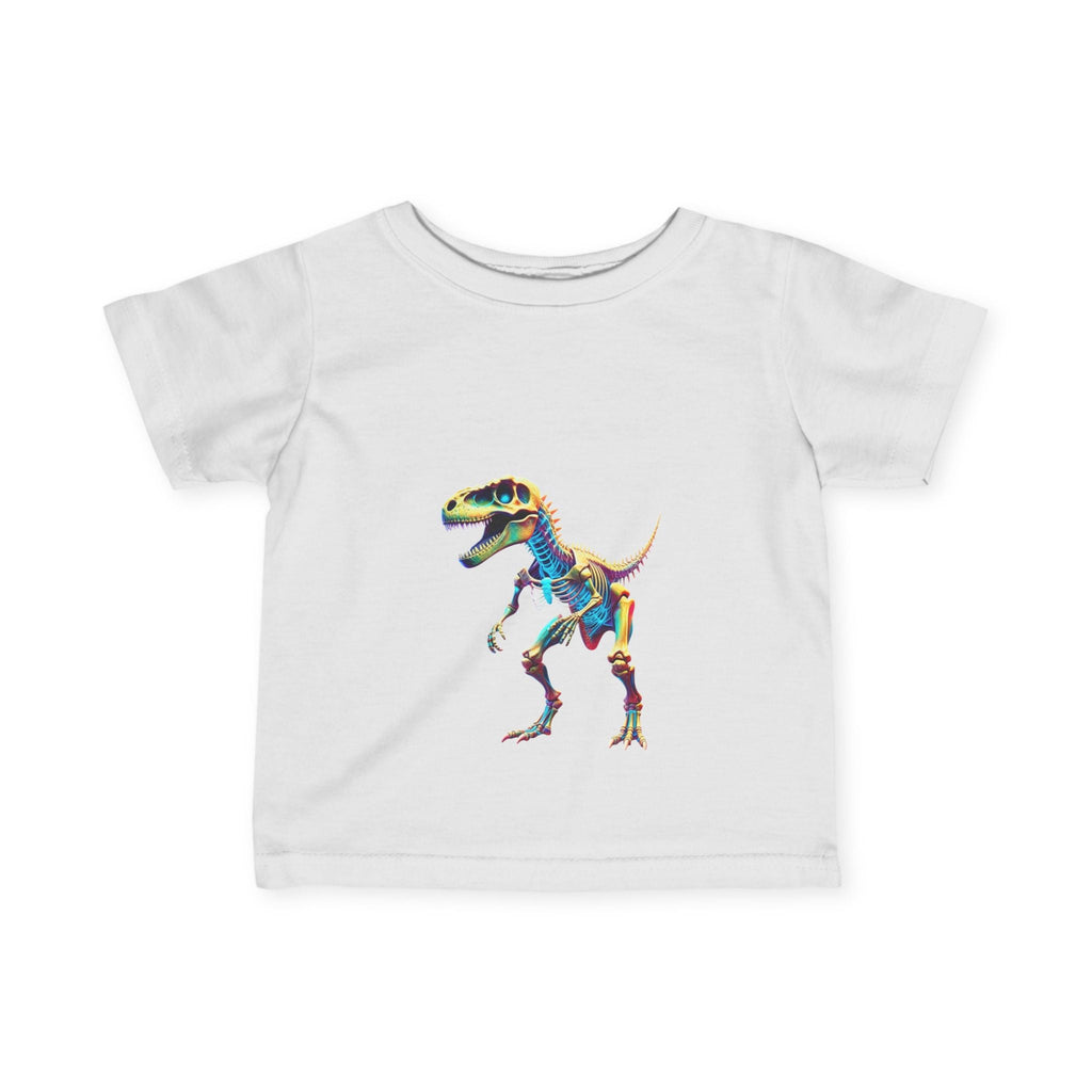 Dino Skeleton Infant T-Shirt - Fun & Playful Kids Apparel - S - Mart Shop Smart Treasures