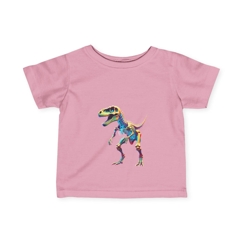 Dino Skeleton Infant T-Shirt - Fun & Playful Kids Apparel - S - Mart Shop Smart Treasures