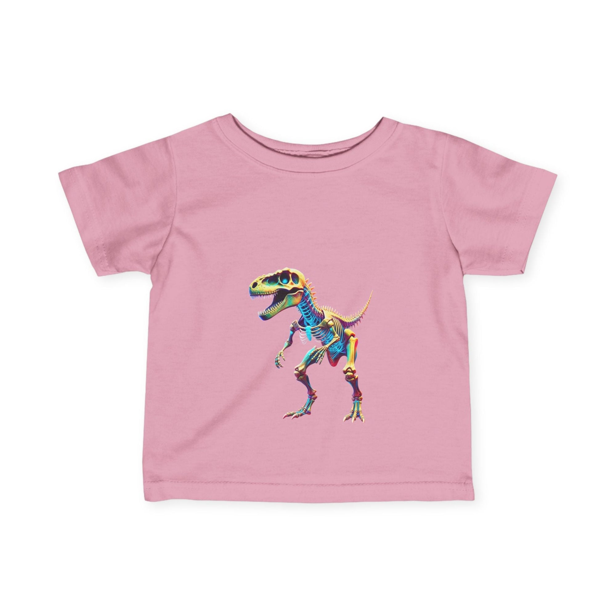 Dino Skeleton Infant T-Shirt - Fun & Playful Kids Apparel - S - Mart Shop Smart Treasures