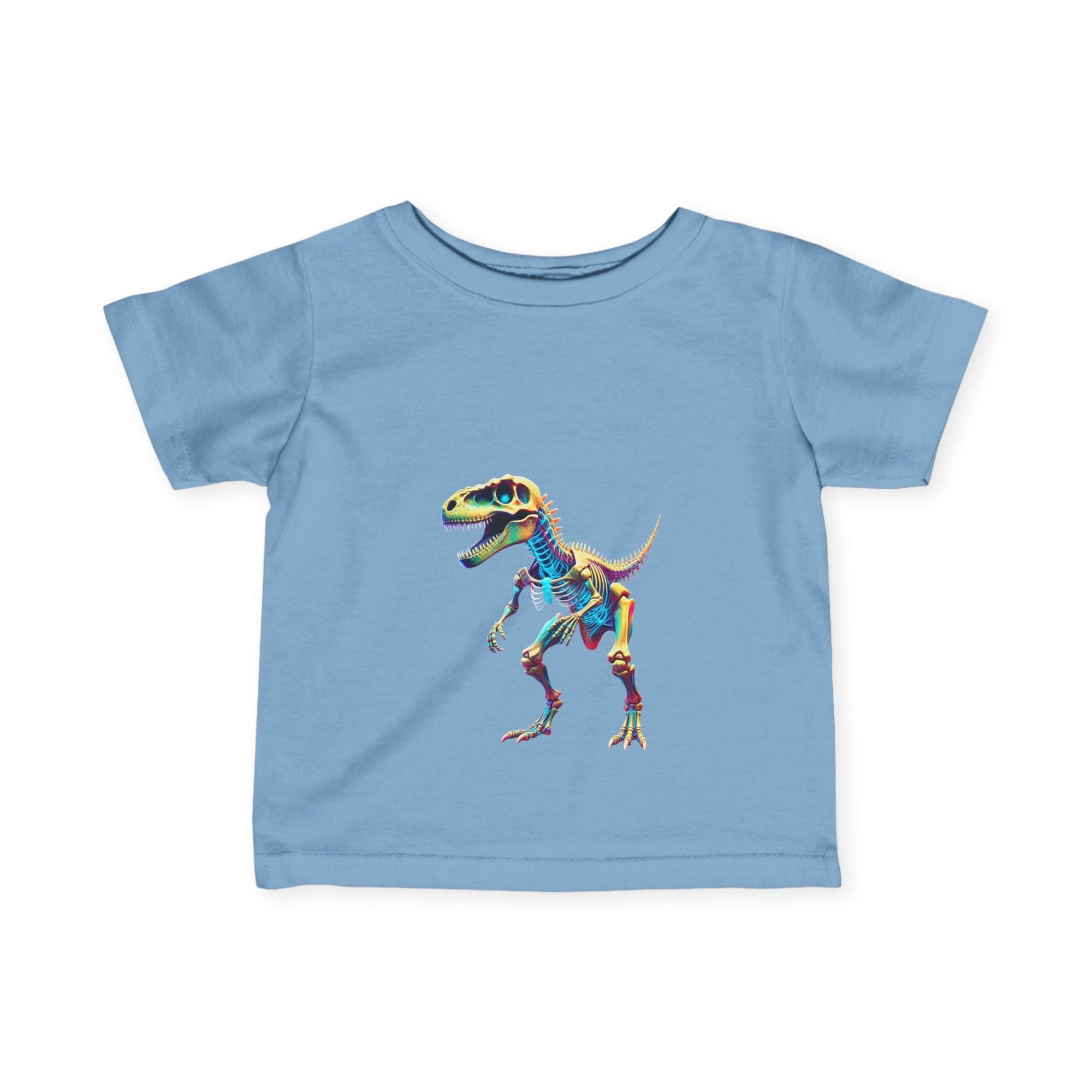 Dino Skeleton Infant T-Shirt - Fun & Playful Kids Apparel - S - Mart Shop Smart Treasures
