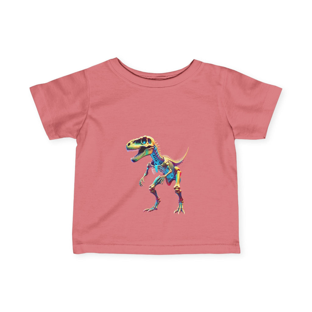 Dino Skeleton Infant T-Shirt - Fun & Playful Kids Apparel - S - Mart Shop Smart Treasures