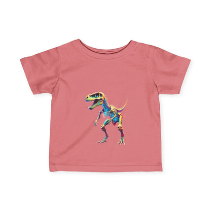 Dino Skeleton Infant T-Shirt - Fun & Playful Kids Apparel - S-Mart Shop Smart Treasures