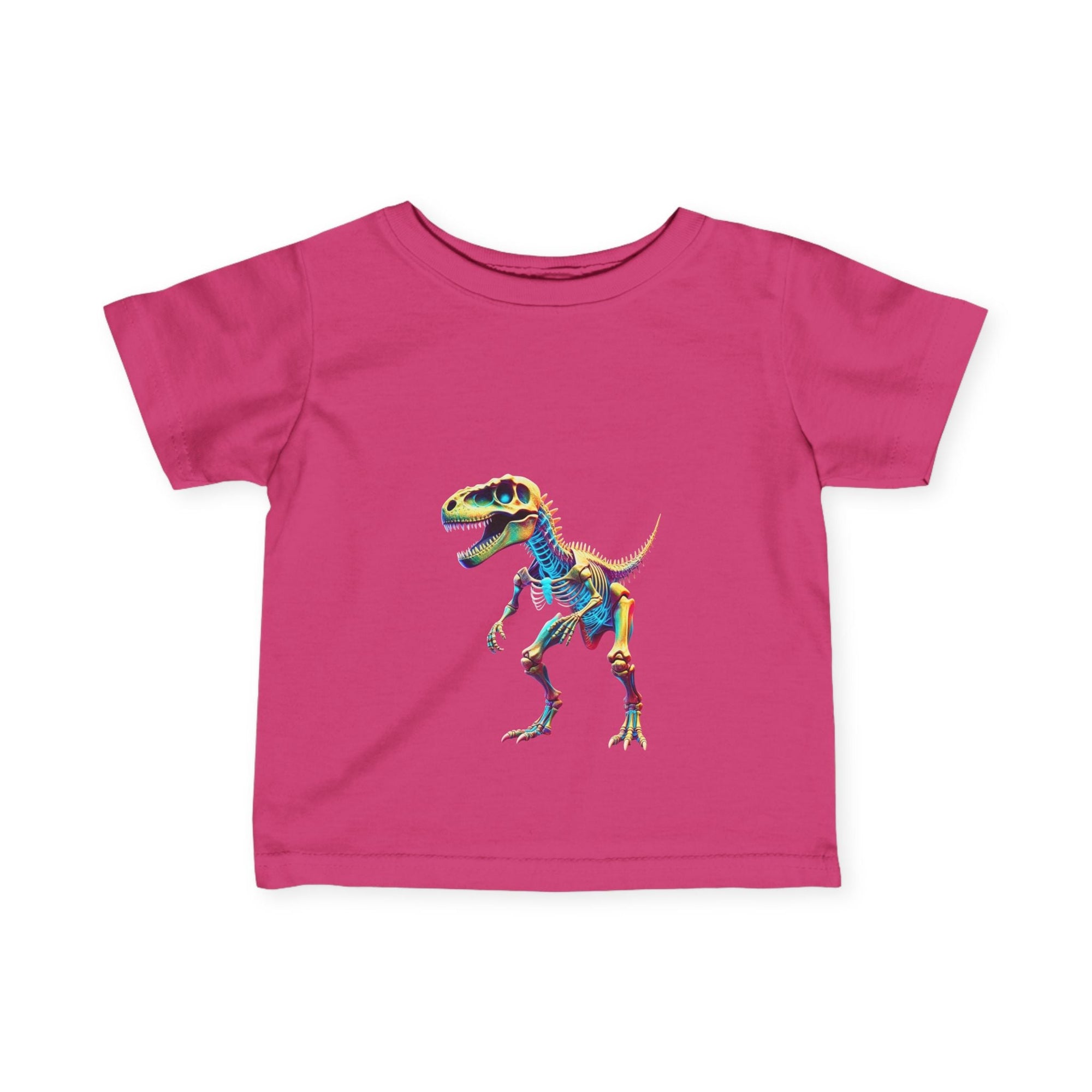Dino Skeleton Infant T-Shirt - Fun & Playful Kids Apparel - S - Mart Shop Smart Treasures