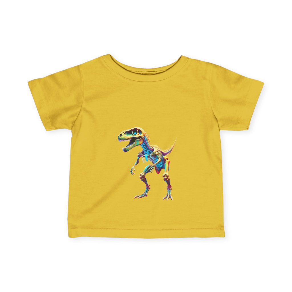 Dino Skeleton Infant T-Shirt - Fun & Playful Kids Apparel - S - Mart Shop Smart Treasures