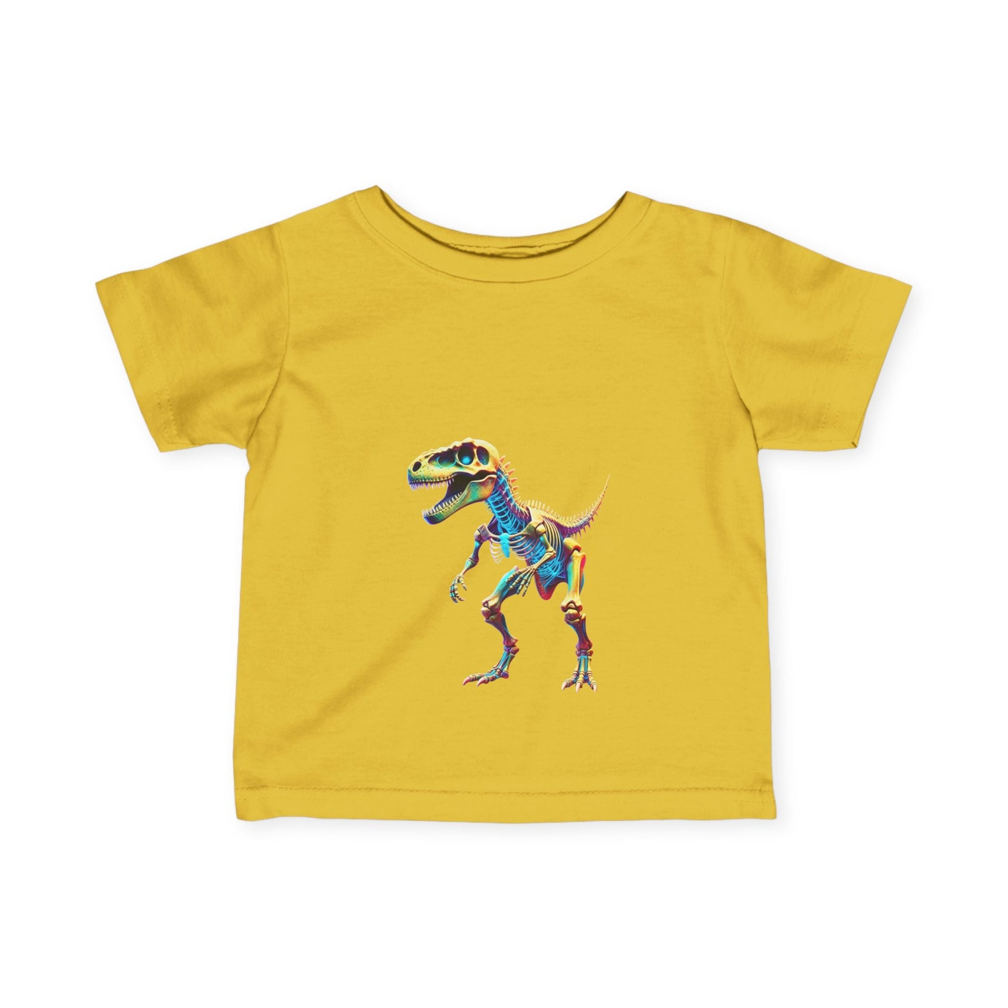 Dino Skeleton Infant T-Shirt - Fun & Playful Kids Apparel - S - Mart Shop Smart Treasures