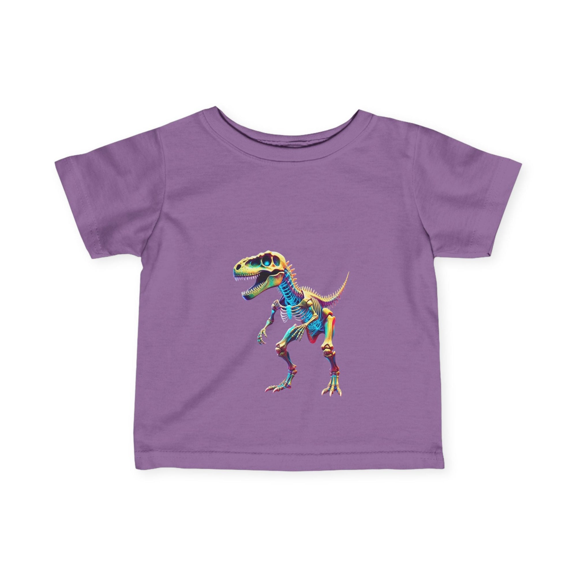 Dino Skeleton Infant T-Shirt - Fun & Playful Kids Apparel - S - Mart Shop Smart Treasures