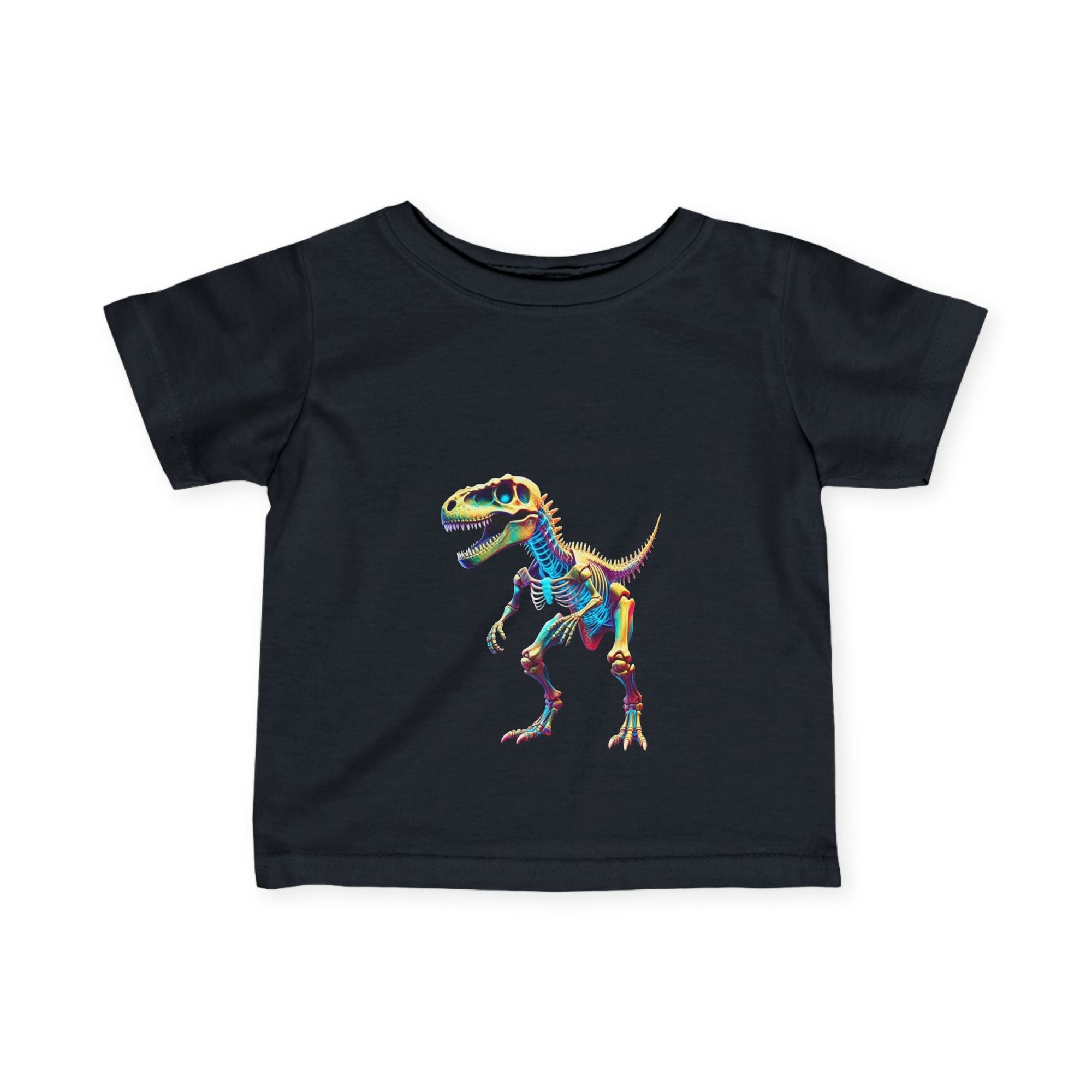 Dino Skeleton Infant T-Shirt - Fun & Playful Kids Apparel - S - Mart Shop Smart Treasures