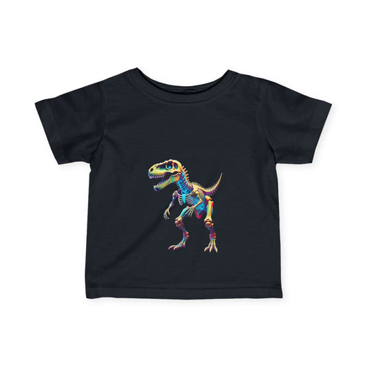 Dino Skeleton Infant T-Shirt - Fun & Playful Kids Apparel - S-Mart Shop Smart Treasures