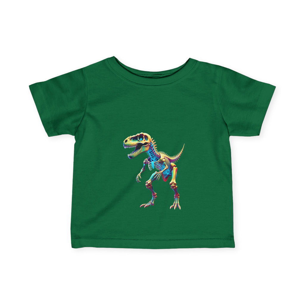 Dino Skeleton Infant T-Shirt - Fun & Playful Kids Apparel - S - Mart Shop Smart Treasures