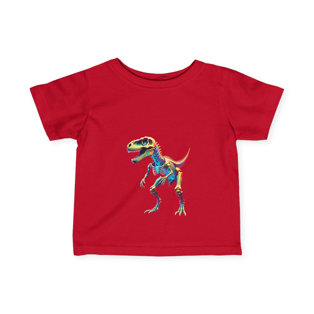 Dino Skeleton Infant T-Shirt - Fun & Playful Kids Apparel - S - Mart Shop Smart Treasures