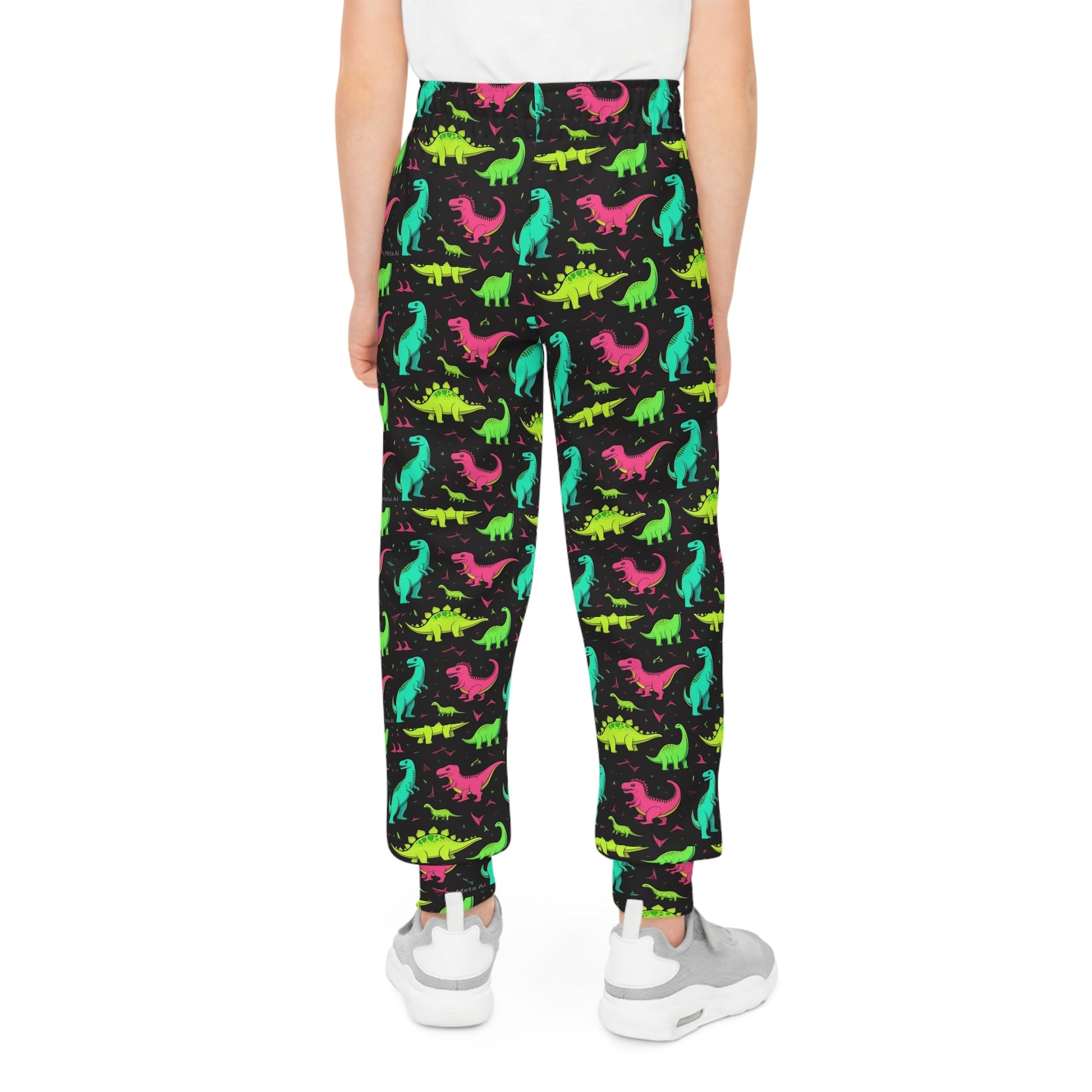 Dinosaur Print Youth Joggers - Fun Kids Sweatpants for Playtime & Relaxation - S-Mart Shop Smart Treasures
