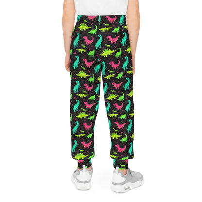 Dinosaur Print Youth Joggers - Fun Kids Sweatpants for Playtime & Relaxation - S-Mart Shop Smart Treasures