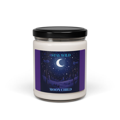 Dreamy Night Sky Lavender Scented Soy Candle - Relaxing Aromatherapy 9oz - S-Mart Shop Smart Treasures