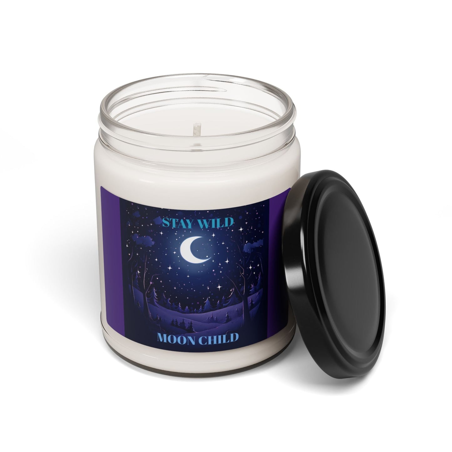 Dreamy Night Sky Lavender Scented Soy Candle - Relaxing Aromatherapy 9oz - S-Mart Shop Smart Treasures