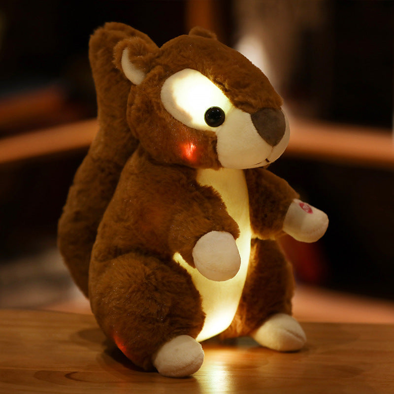 Led Light Up Teddy Bear Doll Pillow Light Up Plush Toy