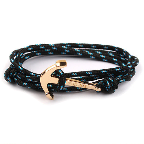 Pirate Nylon Rope Boat Anchor Bracelet