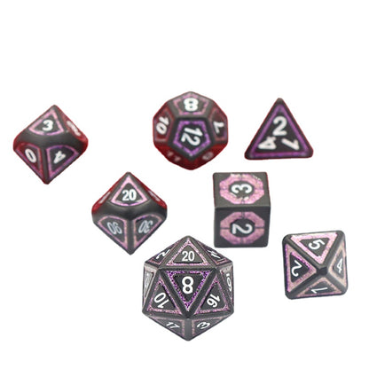 Dice Zinc Alloy Electroplating Colorful 16MM