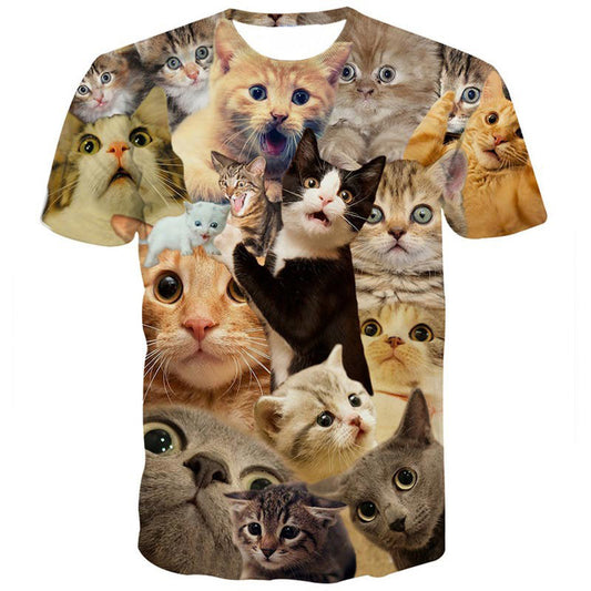 Cat Short Sleeve T Shirt