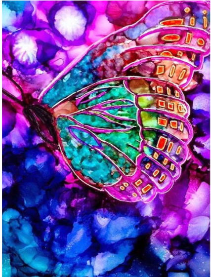 Butterfly Theme Diamond Painting Kit