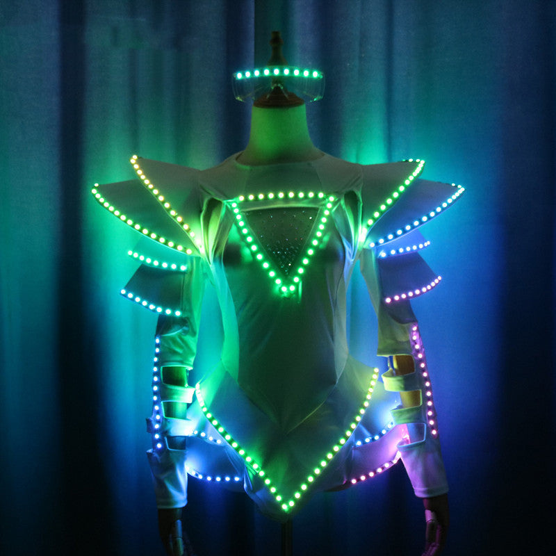 Full-color LED Light-up Skirt Costume One-piece