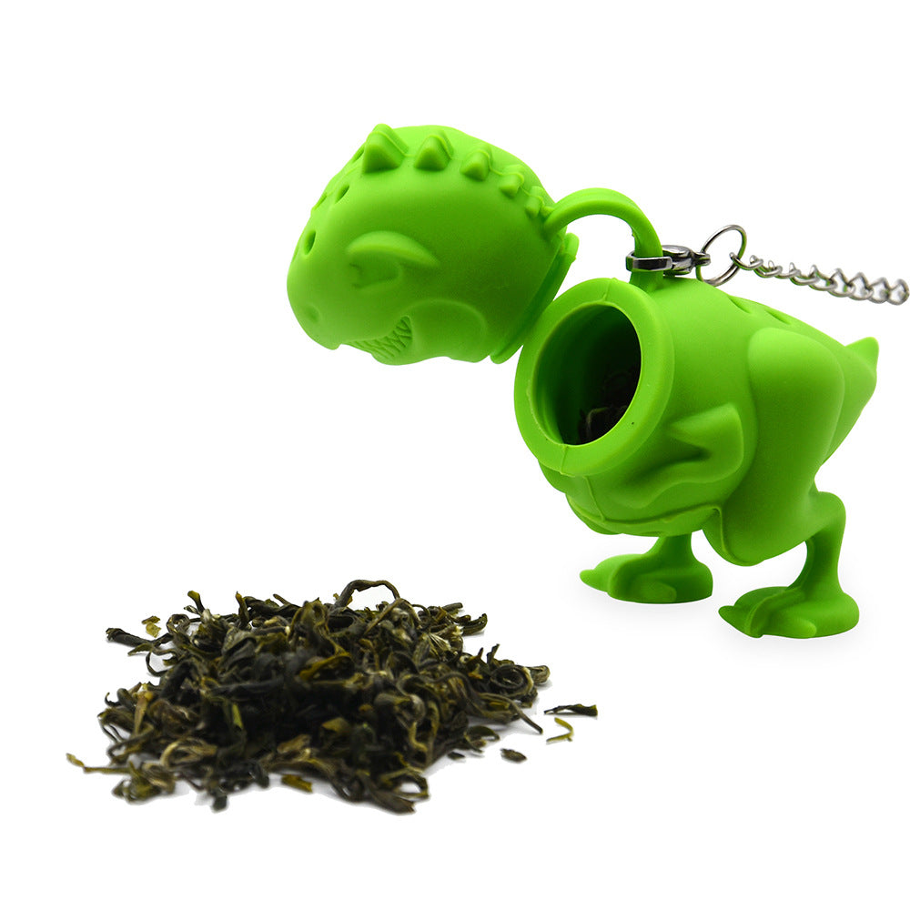 Creative Cute Silicone Dinosaur Tea Filter