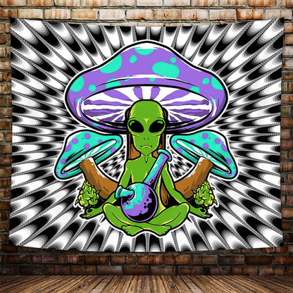 Hanging Alien Printed Background Cloth